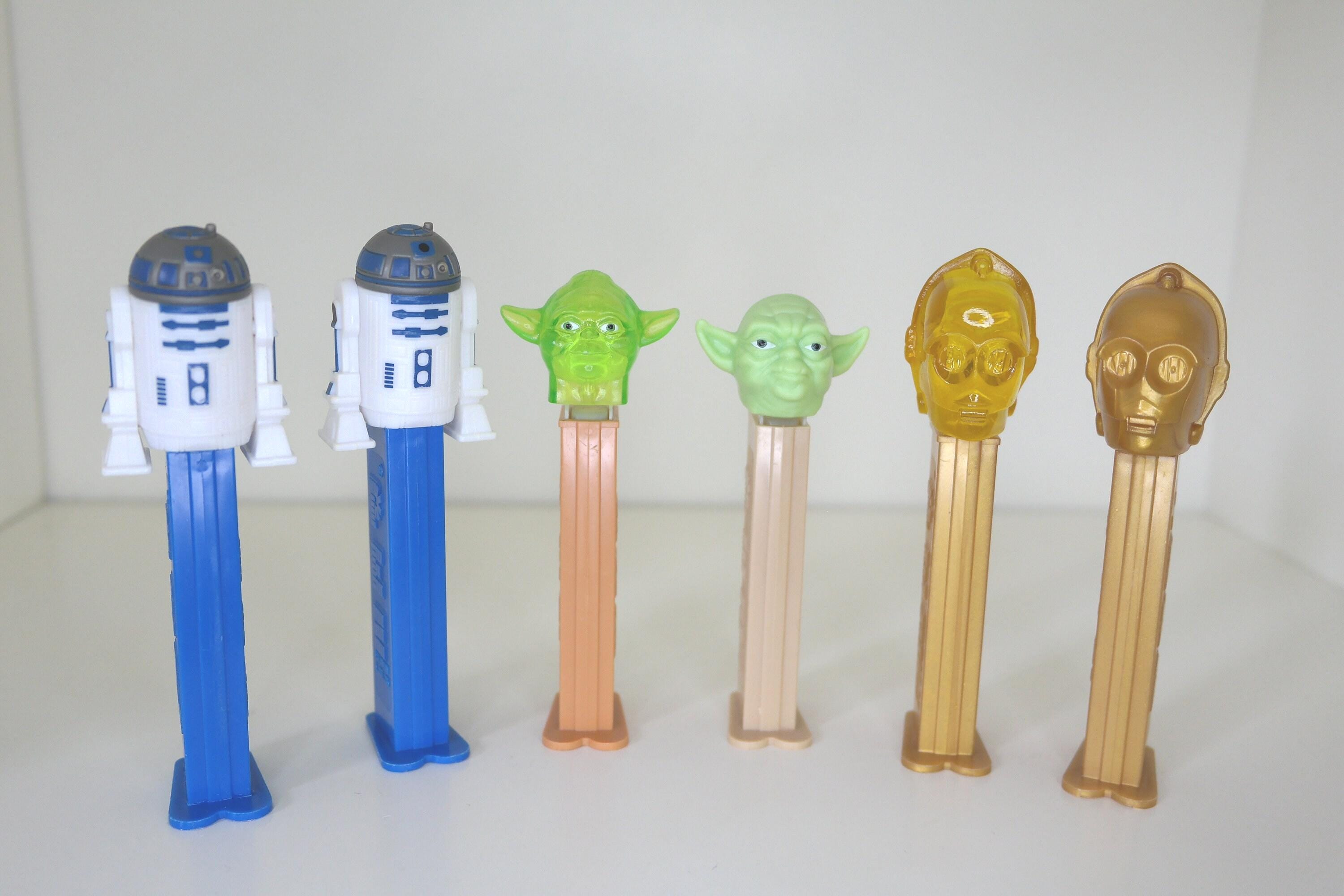 Star Wars PEZ Choose Display Vintage Figurine R2D2, Yoda, C3PO