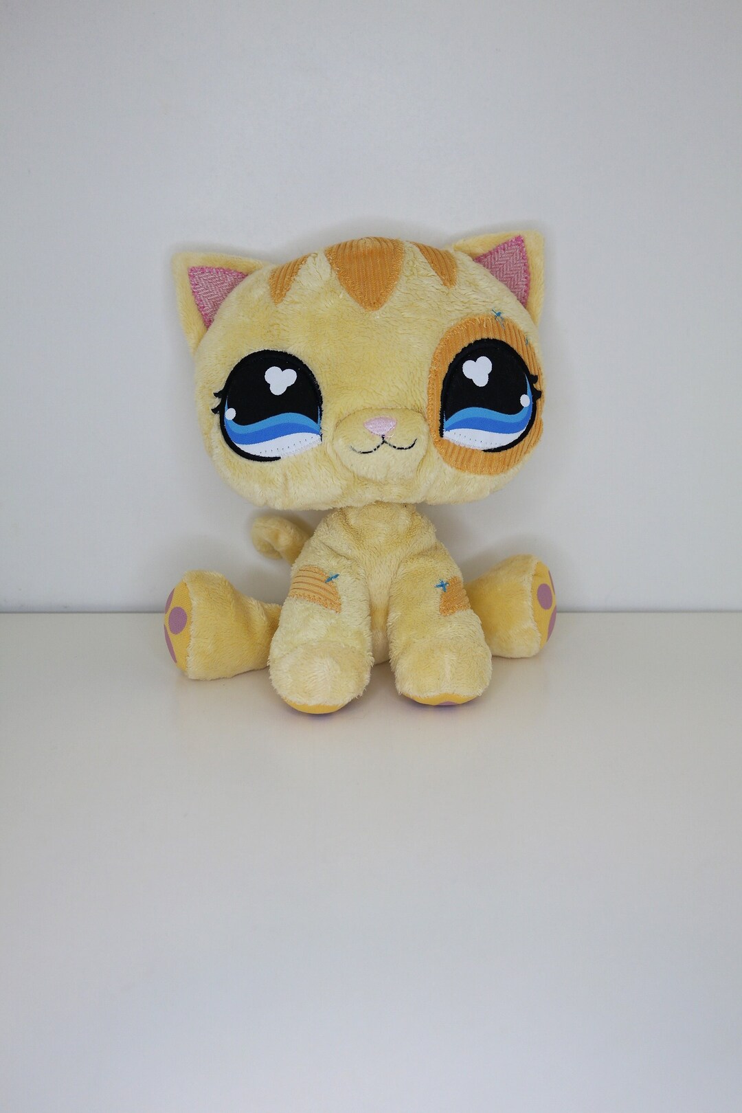 Littlest Pet Shop Plush Toy LPS Hasbro Soft Toy Yellow Cat Etsy