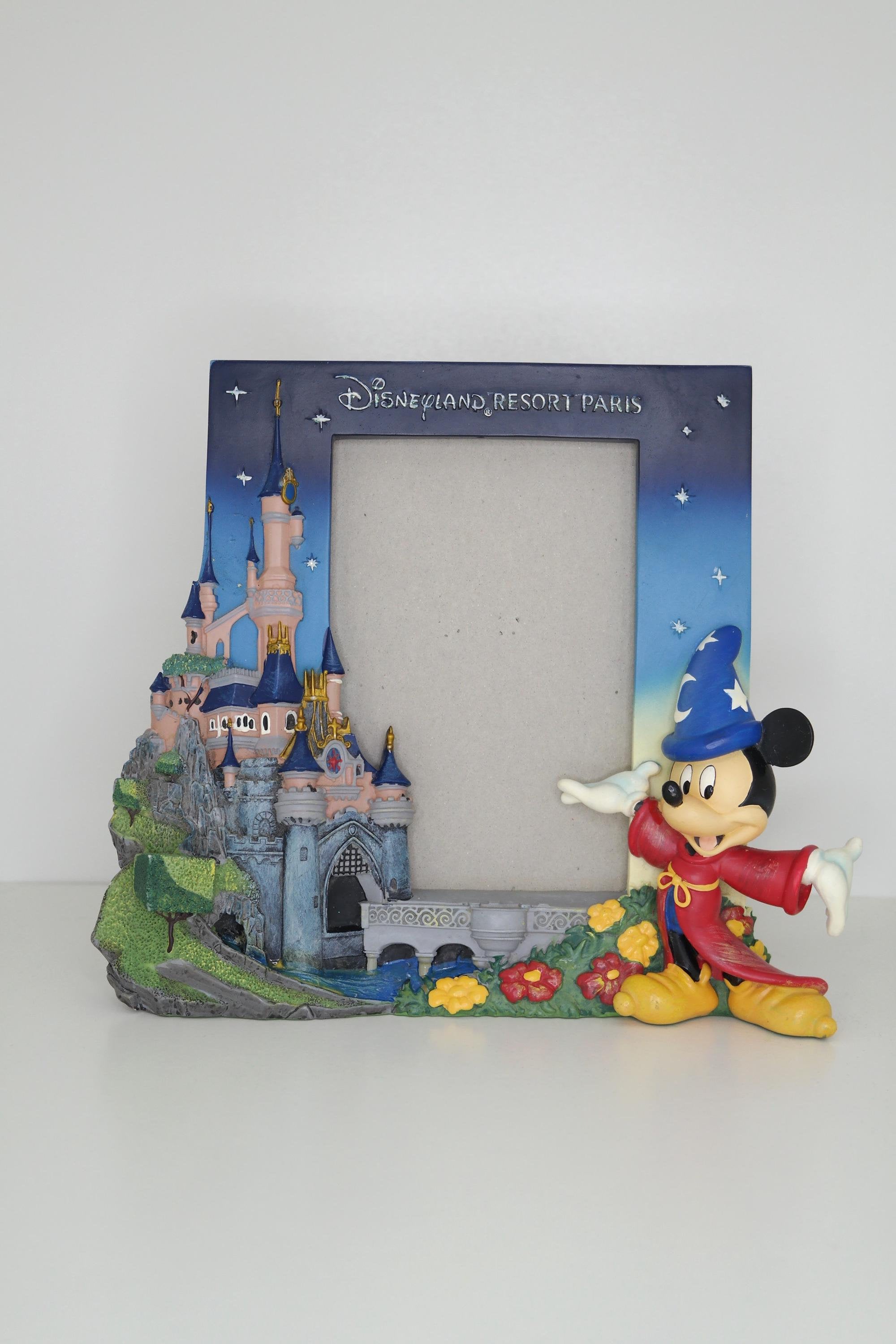 Vintage Authentic Disneyland Resort Paris 3D Photo Frame With