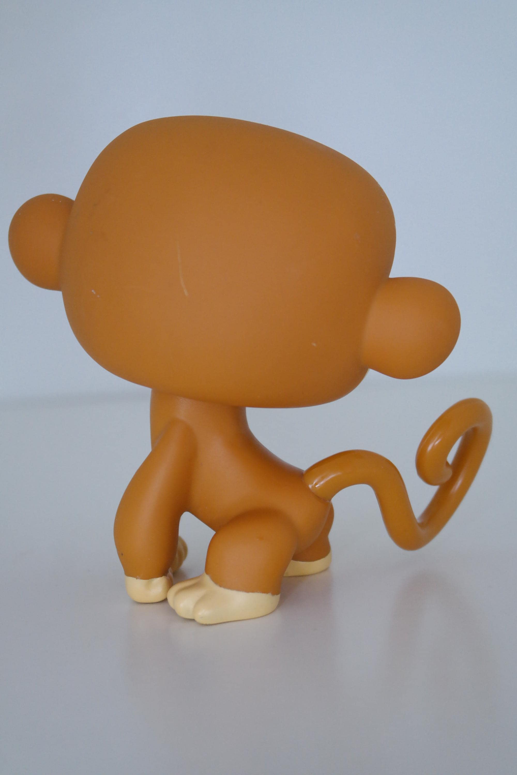Littlest Petshop LPS jumbo 5 Monkey Brown Singe deco pet