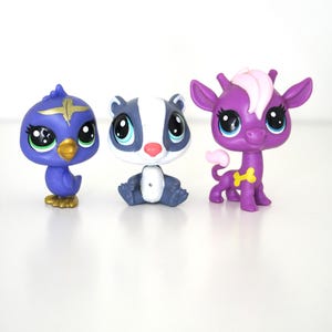 Choose LPS Pet: Penguin, Badger, Giraffe - Authentic Hasbro Littlest Pet Shop Animals - Retired Collectibles