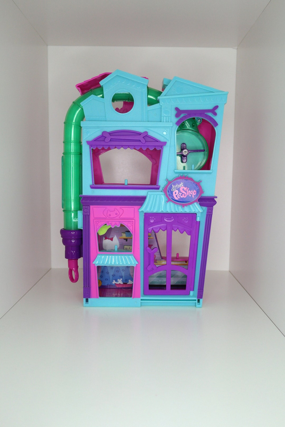 Littlest Pet Shop Play Set LPS Foldable House Playset Rollin' Rolleroos
