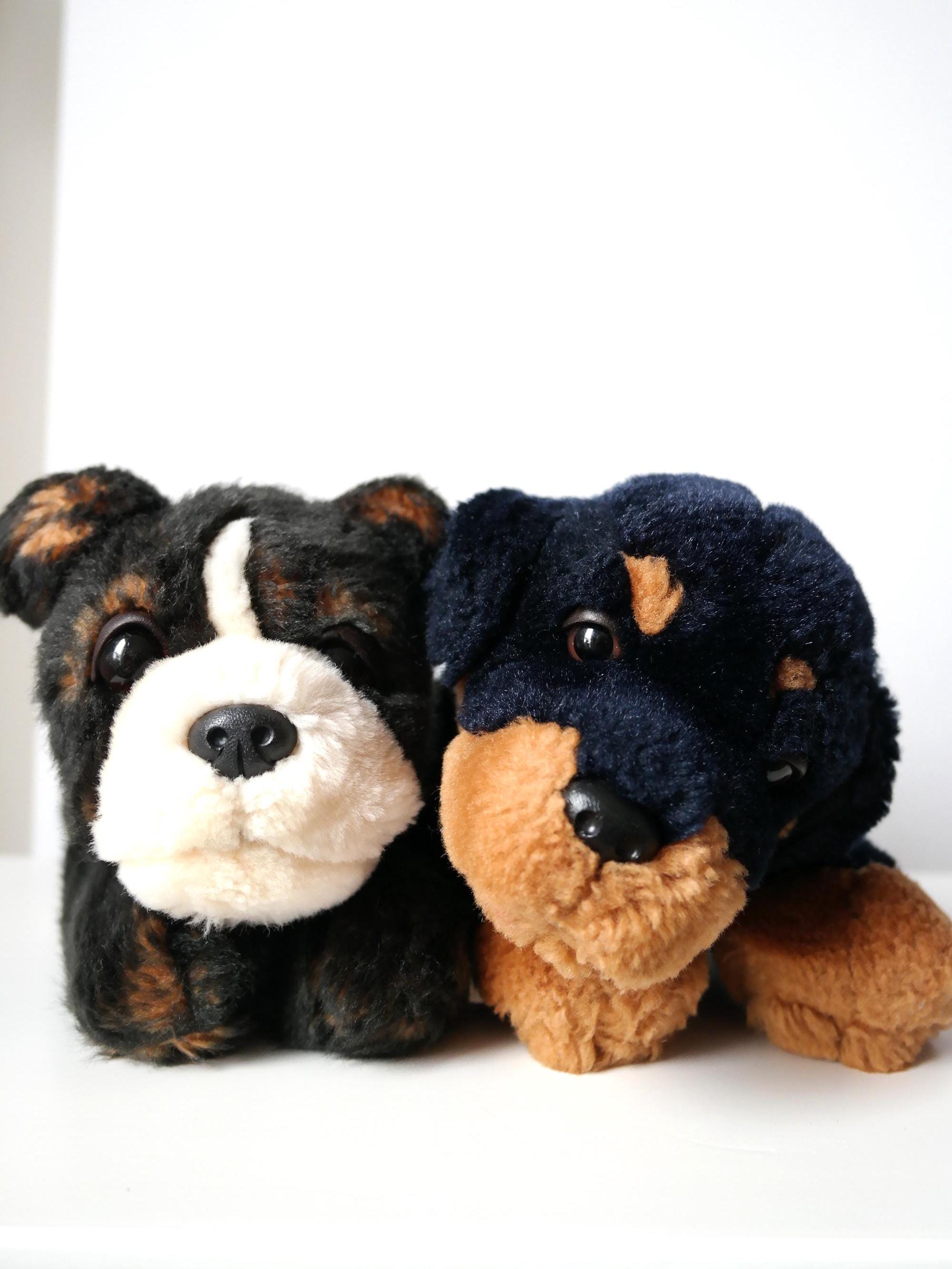 Keel Toys Vintage Plush Puppy Dog: Boxer or Rottweiler - You
