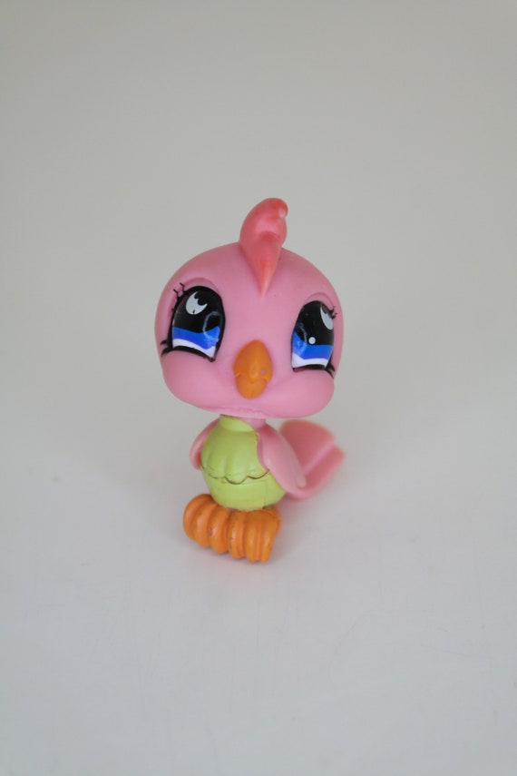 Figurine Littlest Pet Shop Cacatoès N°2056 - Occasion - Collection Hasbro