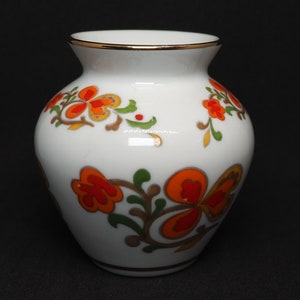 Schmidt Vintage Brazilian Mini Vase with Flowers