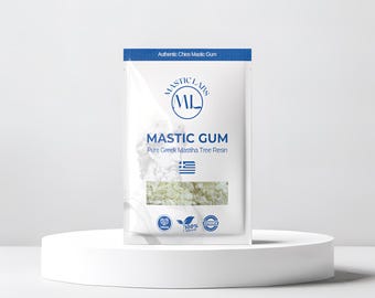 Premium Chios Greek Organic Mastic Gum - Perfect For Incense, Gut Health & Baking Μαστίχα-Chios Mastic (Pistacia Lentiscus) - Small/Fine
