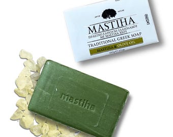 Mastiha- en olijfoliezeep, vrij van parabenen | Geurvrij | Vrij van minerale olie