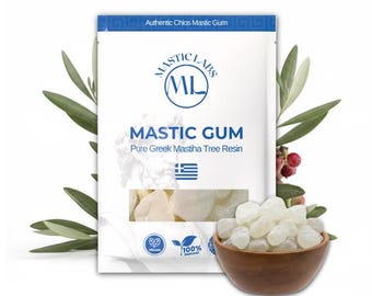 Chios Mastiek Gum Mastiha Masticha (Pistacia Lentiscus) | Snelle en gratis levering in het VK: verse batches van hoge kwaliteit | Grote tranen