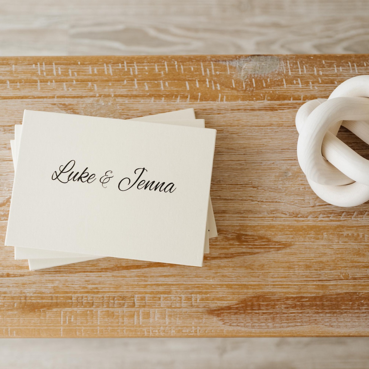 Personalized Wedding Video Book: Cream Linen Cover + Black Lettering, Custom Editing - Etsy