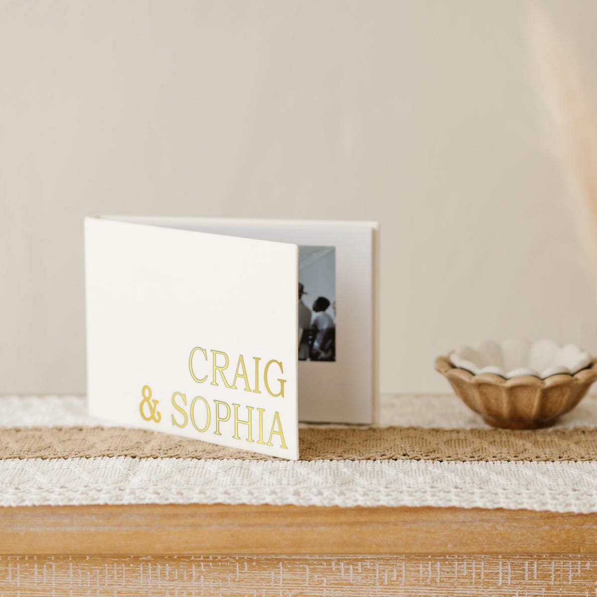 Personalized Wedding Video Book