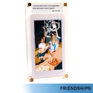 Handmade Video Frame with Audio You Choose the Engraving 4, 4.5, 5 LCD Personalized Video Gift Your Photos and Videos in Motion image 7