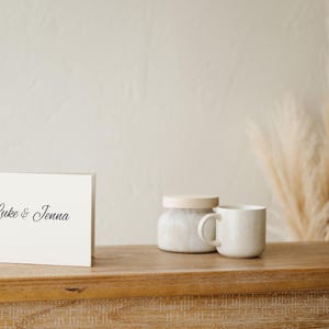 Personalized Cream Video Book, Minimalist Custom Cover with Black Lettering, Easy Upload, Includes Editing image 10