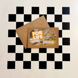 Handgemaakte kaart van 4 x 6 x