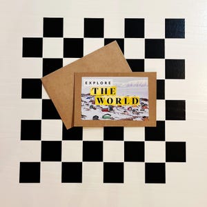 Handgemaakte kaart van 4 x 6 x