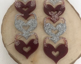 heart earring