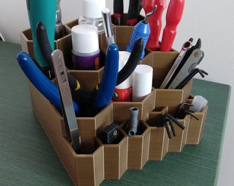 Honeycomb tool organizer