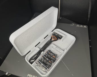 Étui de voyage pour rasoirs Fusion de Gillette avec rangement pour cartouches de lames
