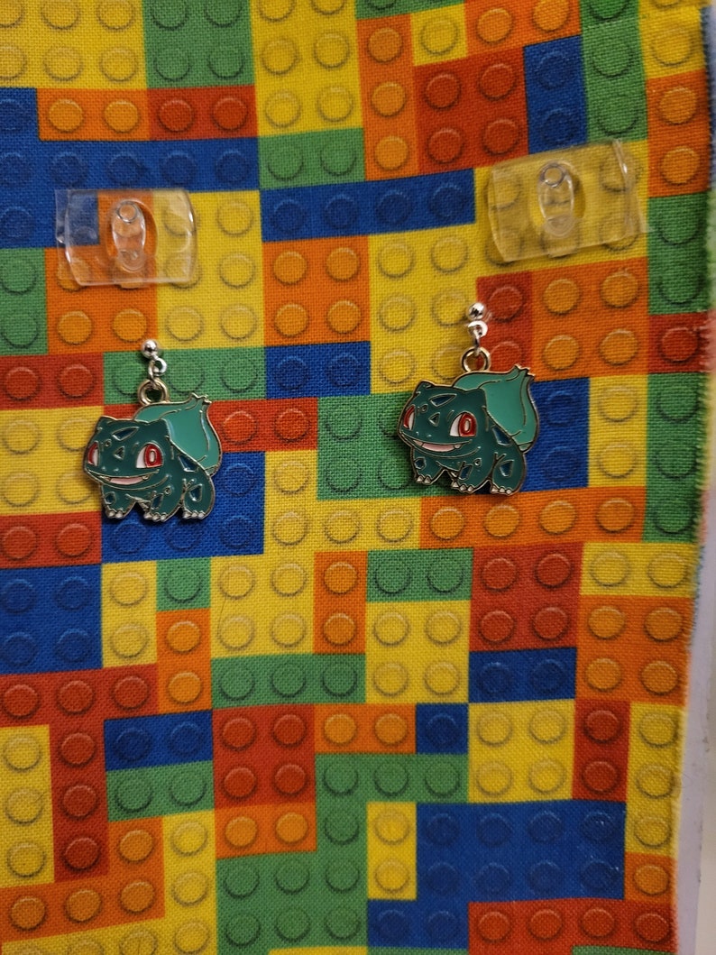 Bulbasaur Stud Earrings Etsy