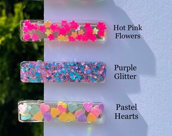 Set of 3 Resin Hair Clip | Toddler Hair Clip | Children’s Hair Clips