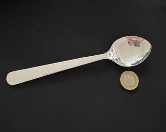S999 Pure Silver Spoon, 17cm Solid Fine Silver Table, 52g Silverware, Luxury Gift for Tea & Dining, Collectible