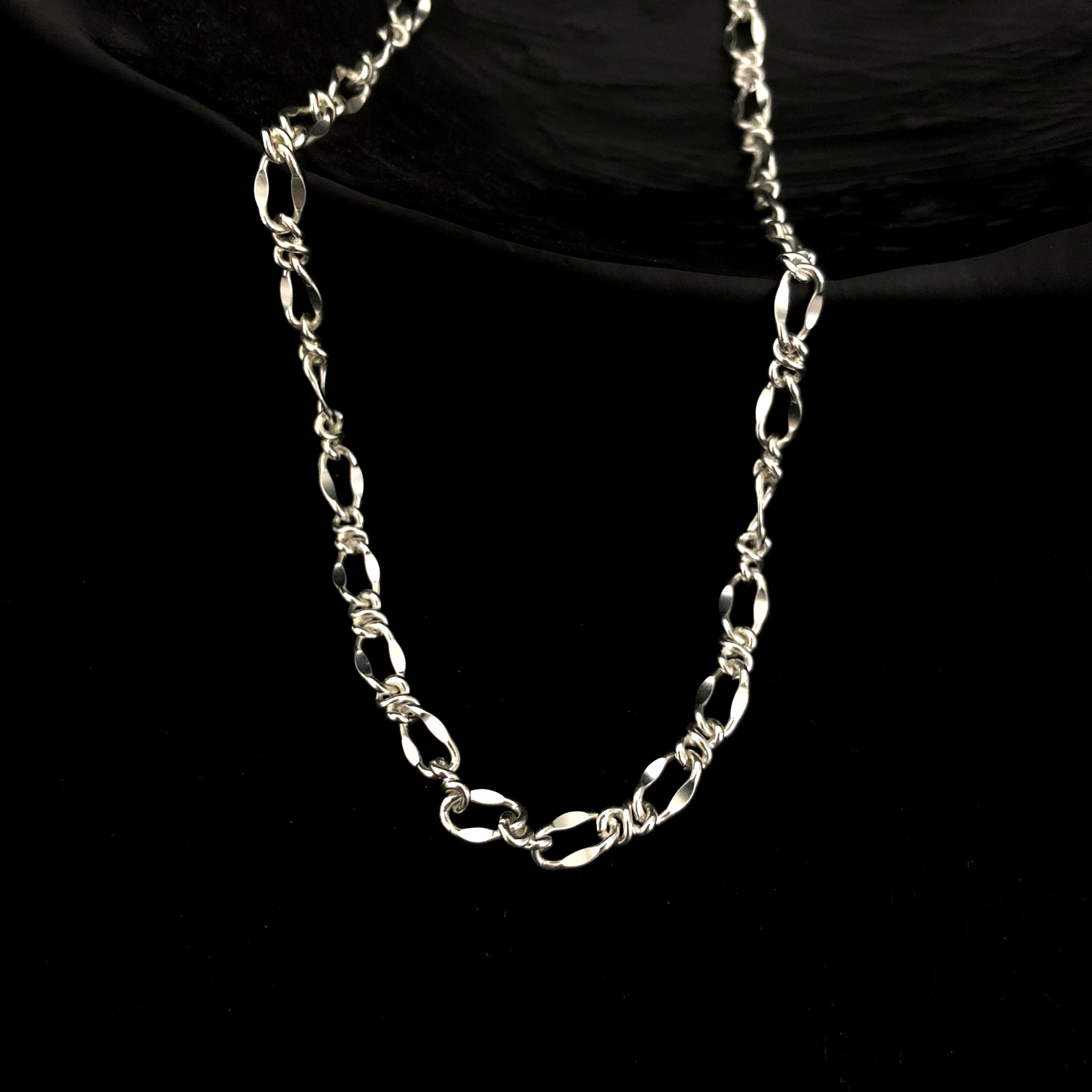 S999 Twisted Chain A 100% Real Solid Pure Silver999 Necklace