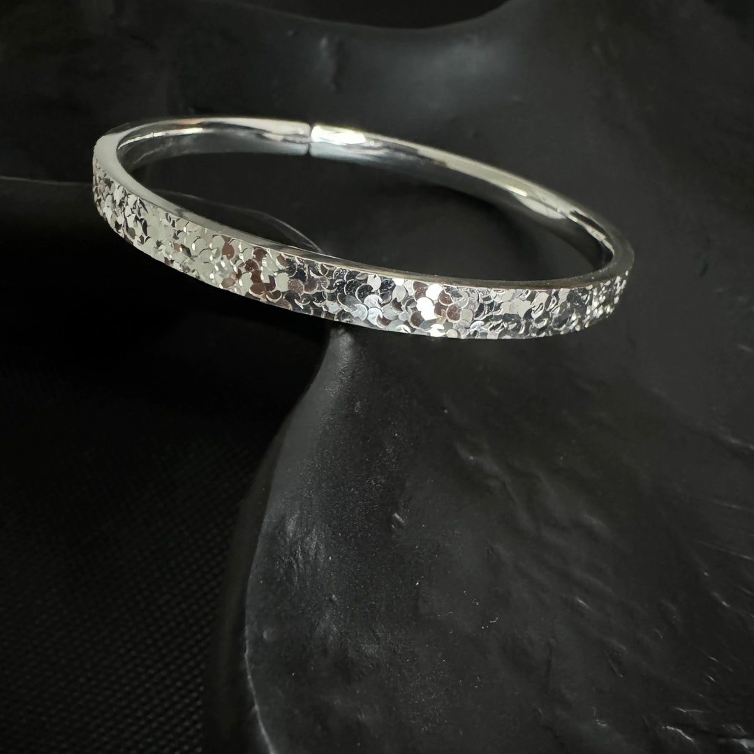 上品な Bangle Sparkling Super S999 5mm Compelety Adjustable Width アクセサリー