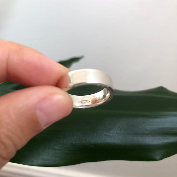 Pure Silver Ring Etsy