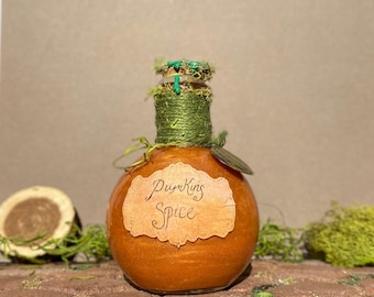 Pumpkin’s Spice—Autumn Fantasy Potion Bottle | Fall Decor, Collectible Apothecary, DnD Prop, Cosplay Accessory