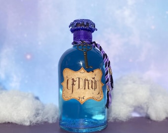Of Dream—Custom Fantasy Potion Bottle | Collectible Glass, DnD Prop, Cosplay Accessory, Gothic Apothecary Decor