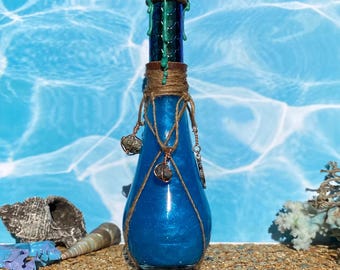 Siren's Song Potion Bottle – Mermaid Glass Collectible, D&D Cosplay Prop
