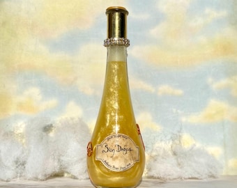 Sun Drops—Solar Fantasy Potion Bottle | Light Elixir Collectible, DnD Prop, Cosplay Accessory, Glass Apothecary Decor