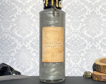 Bad Luck Erasure – Cleansing Fantasy Potion Bottle | Good Fortune Elixir, DnD Prop, Cosplay Accessory, Glass Apothecary Decor