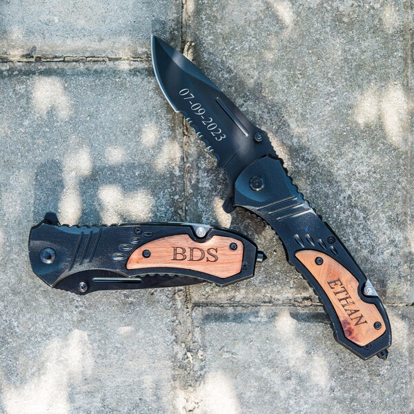 Pocket Knife With Name Etsy