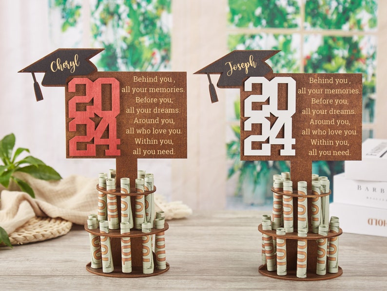 Graduation Gift Money Holder 2024,Graduation Cap Gift Money Holder,Personalized Money Holder,Graduation Party Gifts,Custom Graduation Gifts image 6