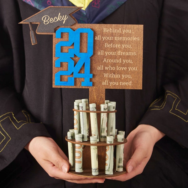 Graduation Gift Money Holder 2024,Graduation Cap Gift Money Holder,Personalized Money Holder,Graduation Party Gifts,Custom Graduation Gifts