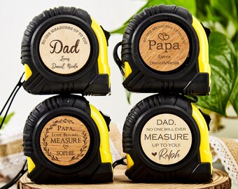 No One Measures Up Personalized Tape Measure,Fathers Day Gift From Daughter,Personalized Gifts For Dad,Gift for Husband,Fathers Day Gifts