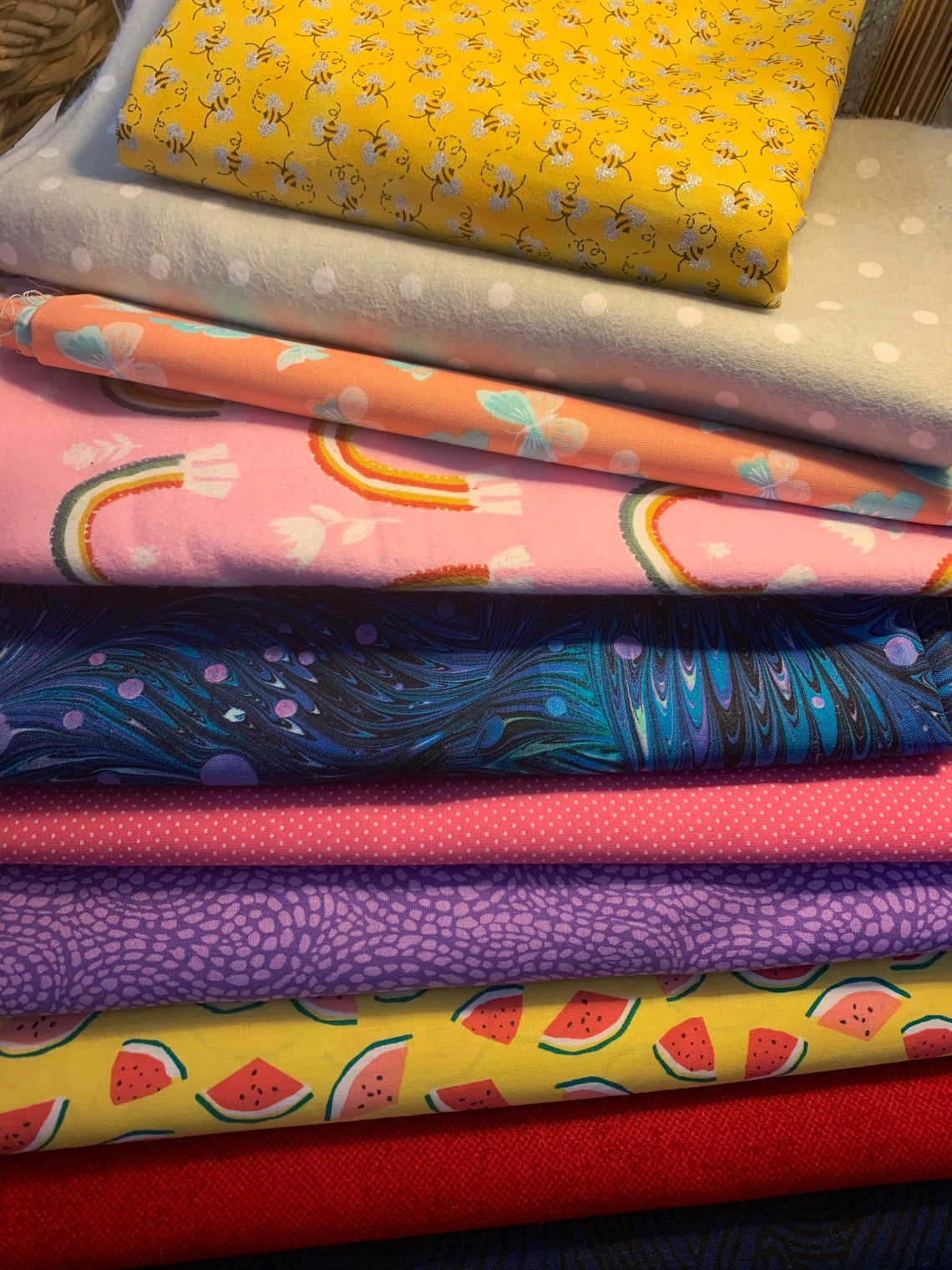 DIY Hot Dog Pillowcase Fabric Kit DIY Cotton Fabric Mystery Etsy