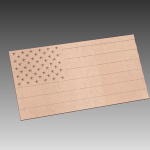 American Flag Blank SVG