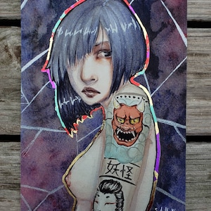 Giclee Print Original Art Tattoo Pinup