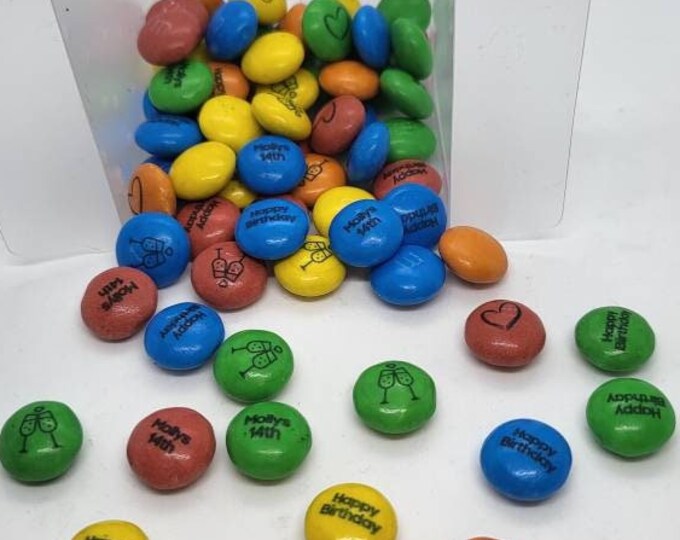 Fathers Day Chocolate M&Ms - Personalised chocolate with edible ink - your choice of image, photo and text - Perfect Fathers Day Gift