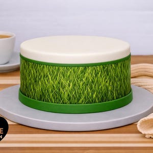 Edible Cake Wrap Grass - Etsy UK
