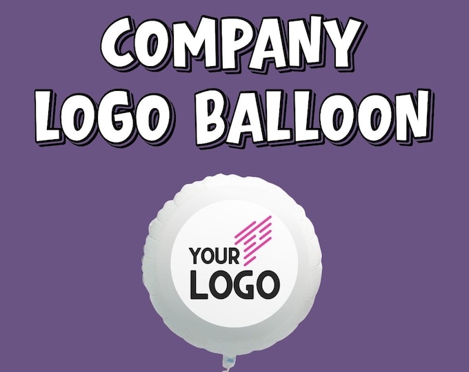 Custom Printed Foil Balloon 23" Company Logo Suitable for Air or Helium