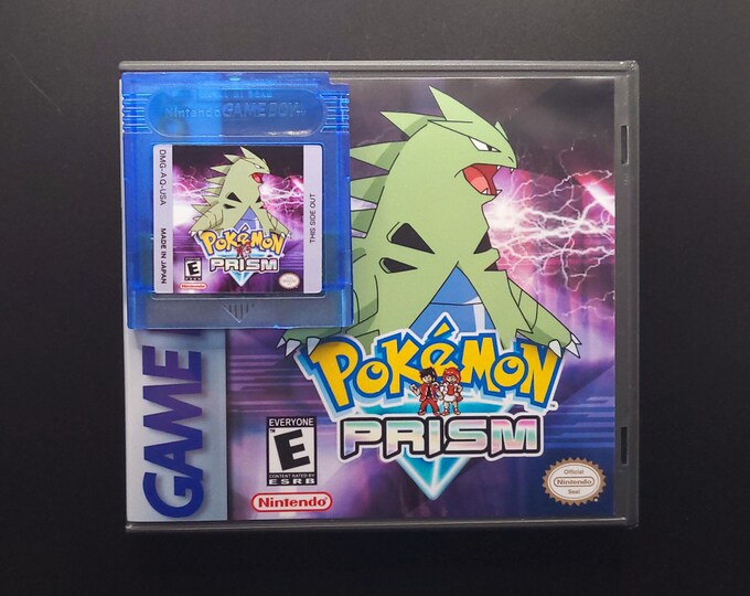 Pokemon prism W/ Case ROM HACK Etsy