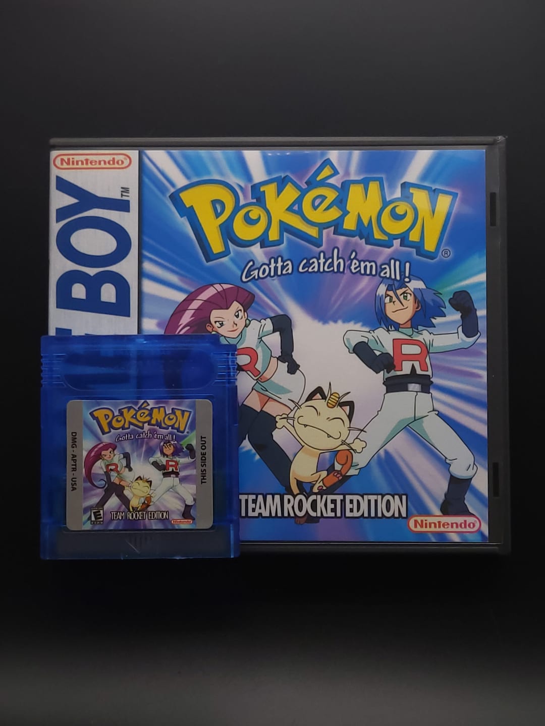 Pokemon team Rocket Edition Blue Version ROM Etsy