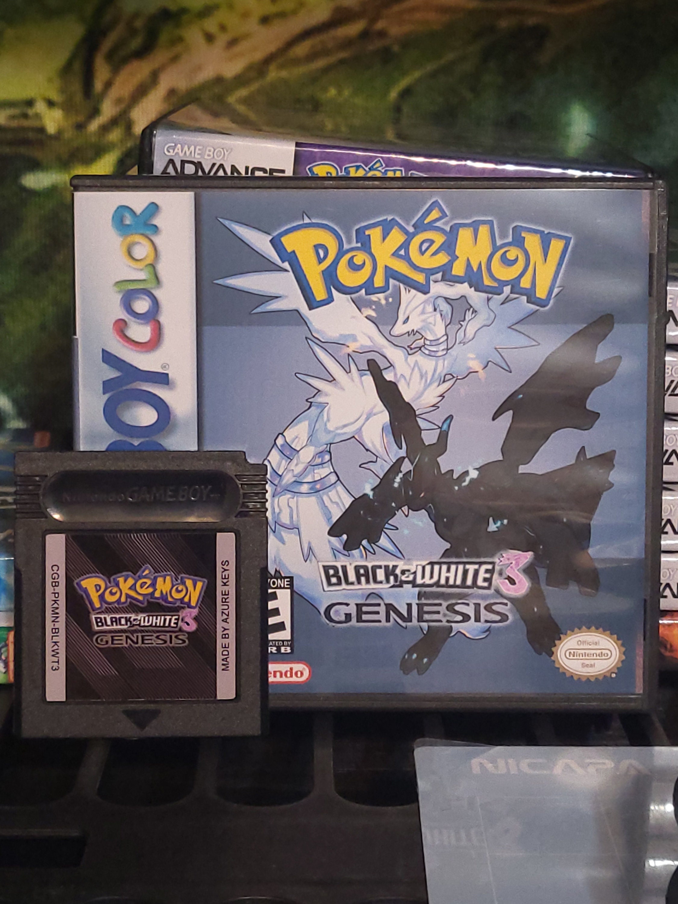 Pokemon Black & White 3 Genesis (Gameboy Color GBC)