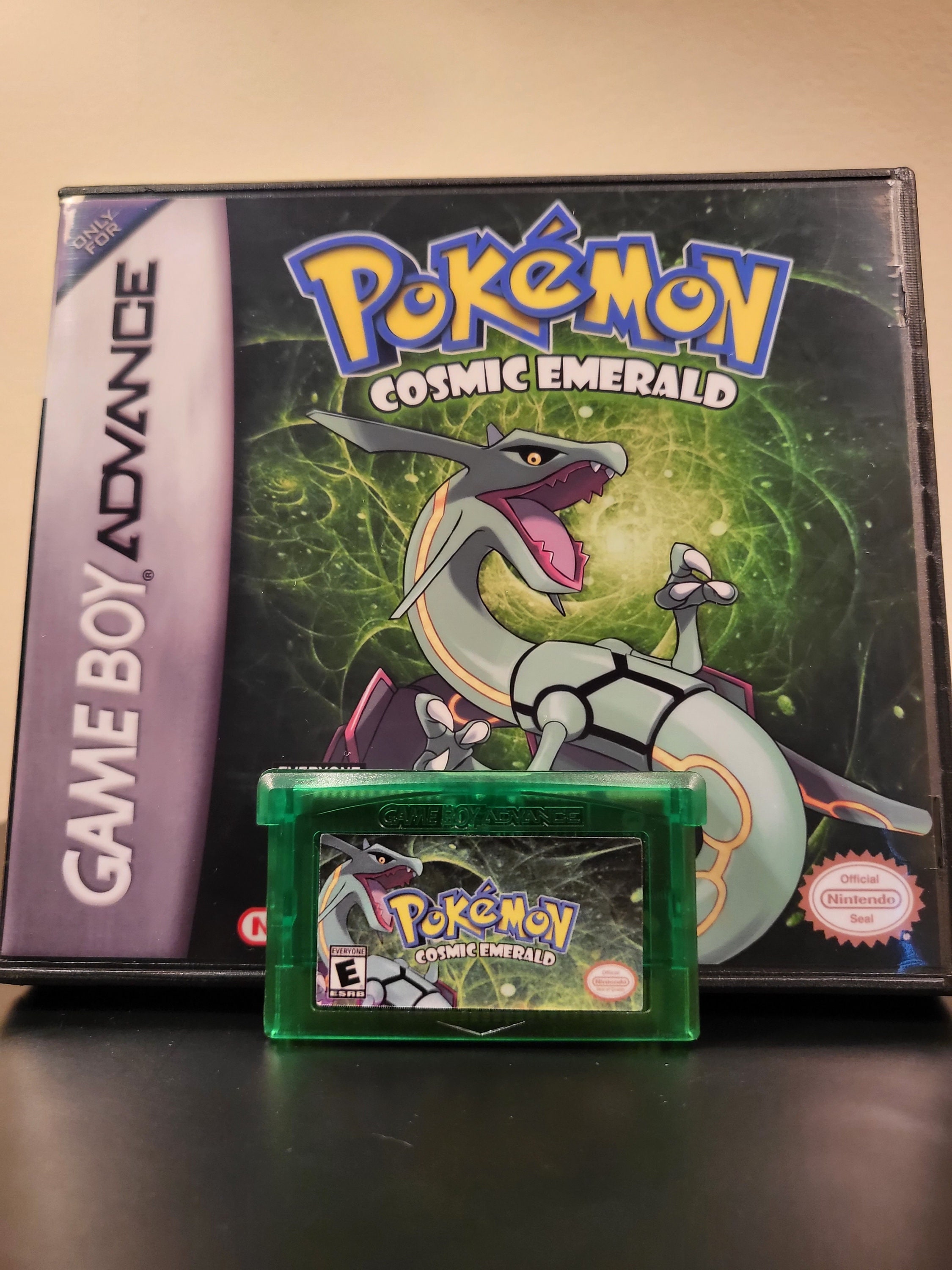 Pokemon Cosmic Emerald W Box Gba Rom Etsy India