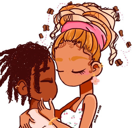 Cartoon Couple Art Love Art Couple Goals Art Black Couples - Etsy Cartoon Couple Art Love Art Couple Goals Art Black Couples - Etsy