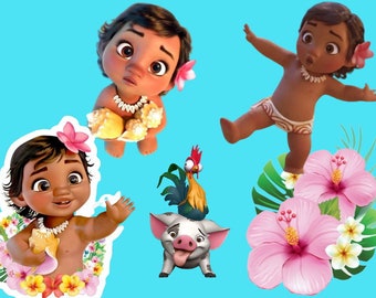 Baby Moana Png Etsy Norway