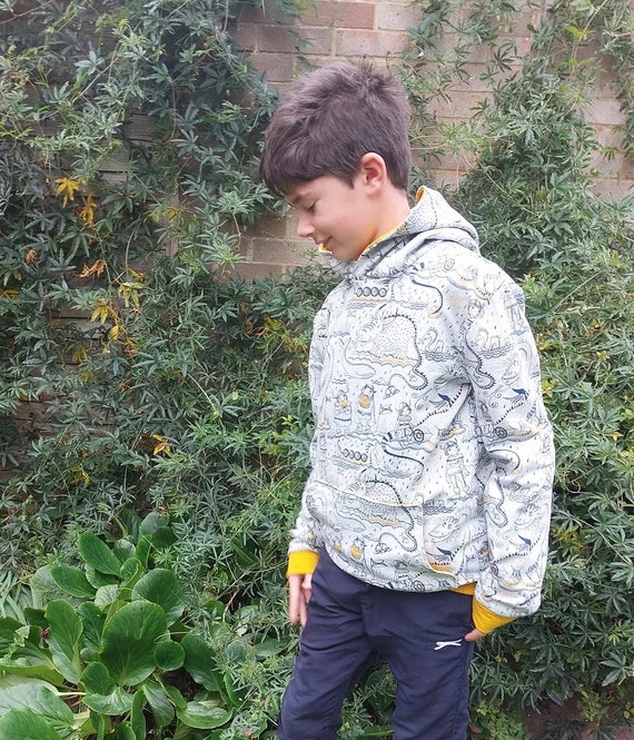 Finley Colour Blocked Hoodie - Kids Paper Sewing Pattern - Two Stitches Patterns Finley Colour Blocked Hoodie - Kids Paper Sewing Pattern - Two Stitches Patterns