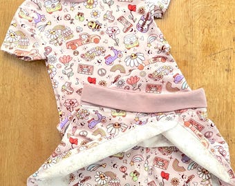 Saia Sammie, Short, Saia-calça e Camiseta - Padrão de Costura Digital - Idade 2 anos - 9 anos
